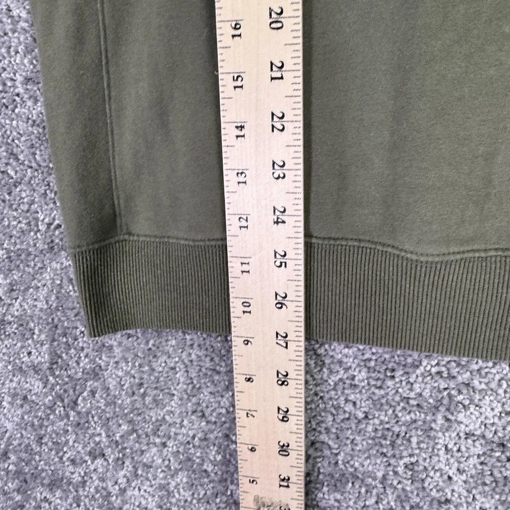 Canyon Creek Sweatshirt Mens XL Green Fleece 1/4 Zip Mock Neck Pullover Casual